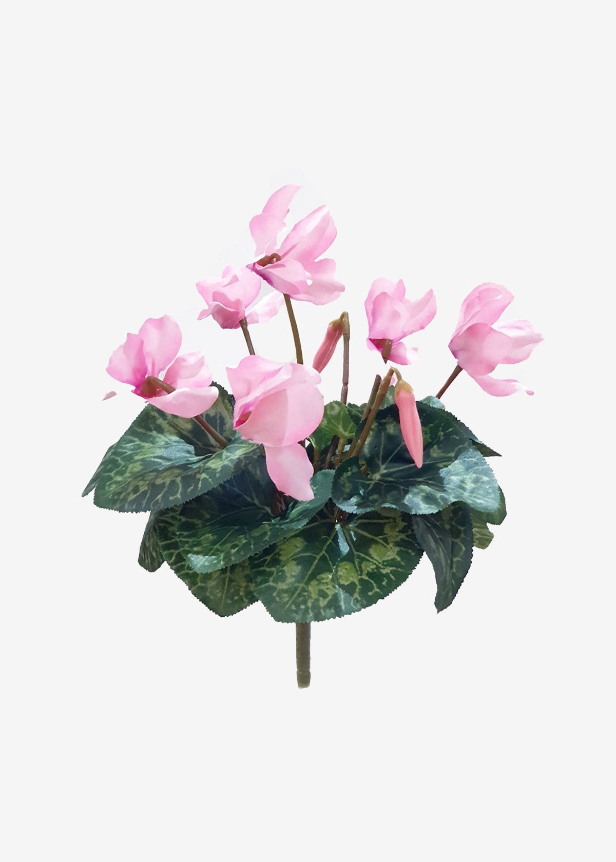 Artificial Cyclamen Flower Bush Pink