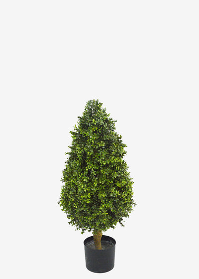 Artificial Boxwood Cone Topiary